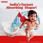 Huggies Complete Comfort Wonder Pants | Pant Style Baby Diapers Medium Size (M), 100 Count | India's Fastest Absorbing Diaper, Prevents Diaper Rash, Ideal for 7 to 12 Kgs (50 Count, Pack of 2)