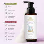 AreoVeda Baby Head-To-Toe Foam Wash With Self-Foaming Pump (500ml)