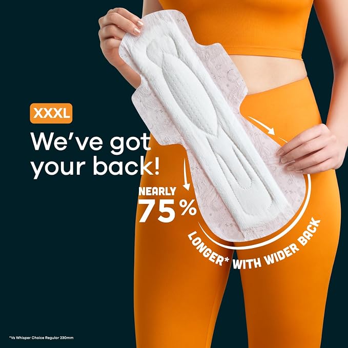 Whisper Bindazzz Nights 30 XXXL Sanitary Pads