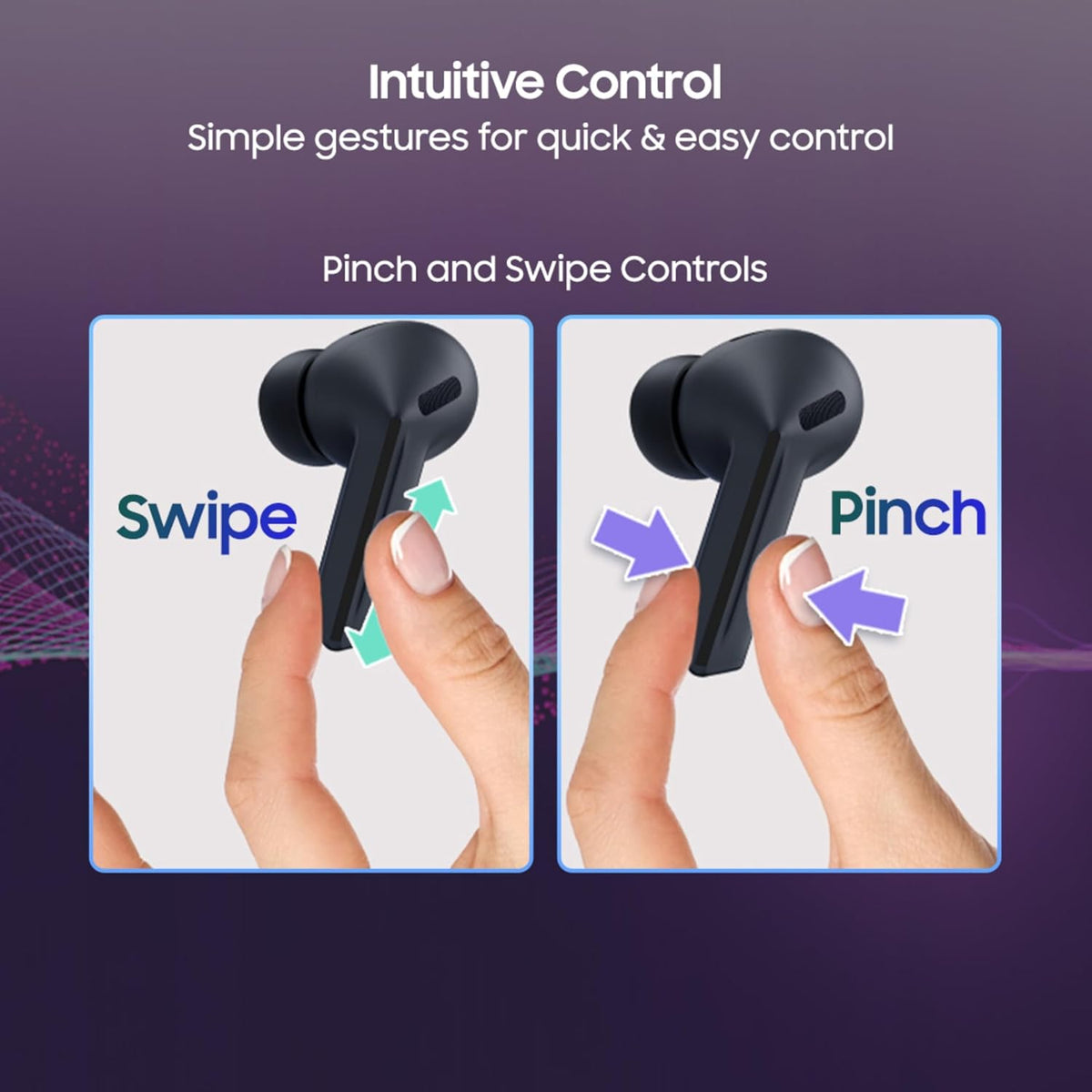 Samsung Galaxy Buds3 FE (Black) with Galaxy AI | ANC | 360-Audio | IP54 | 11mm Dynamic Driver