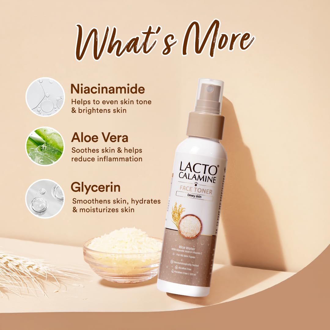 Lacto Calamine Rice Toner | 120ml
