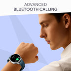 boAt Lunar Discovery Neo, 1.39" (3.5 cm) Round HD Display, Premium Metallic Finish, Animated Watchfaces, 100+ Sports Mode, Bluetooth Calling, Smart Watch for Men & Women (Ocean Blue)