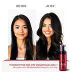 Urban yog Makemeebold 3-In-1 Hot Air Brush & Mystic Volume Hair Styling Foam(150Ml),Hair Dryer,Straightener,Volumizer|1200 Watts Blow Dryer Brush|Volumizing Foam For Fine Hair,Paraben-Free,Black