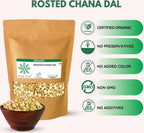 Pure Tree Certified Organic Rosted Chana Dal | 200 g