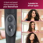 Philips India's No.1 Hair Styling Brand - Foldable Hair Dryer 2100W, 6 HeatxSpeed Settings Cool Shot Advanced Ionic Care Frizz-Free Shine, ThermoProtect Airflower Attachment, For Indian Hair, BHD356