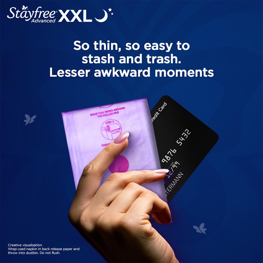 Stayfree Advanced Xxl|Combo Packs 84 Pads|All Night Ultra Comfort Sanitary Pads Women