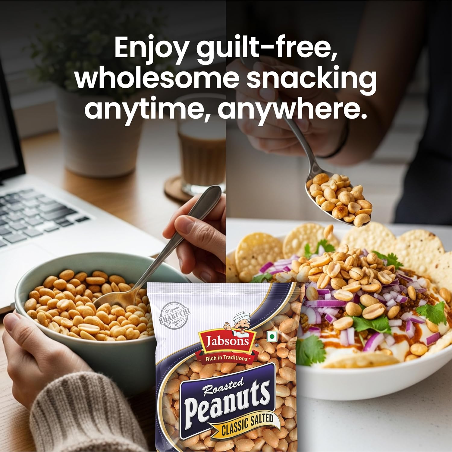 Jabsons Roasted Peanut Classic Salted - 160gm