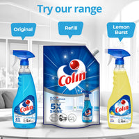 Colin Glass and Surface Cleaner Liquid Spray - 500 ml x 3 (Pack of 3)| India's #1 All-Purpose Glass Cleaner for Car, Kitchen and Home Surfaces | Multi...