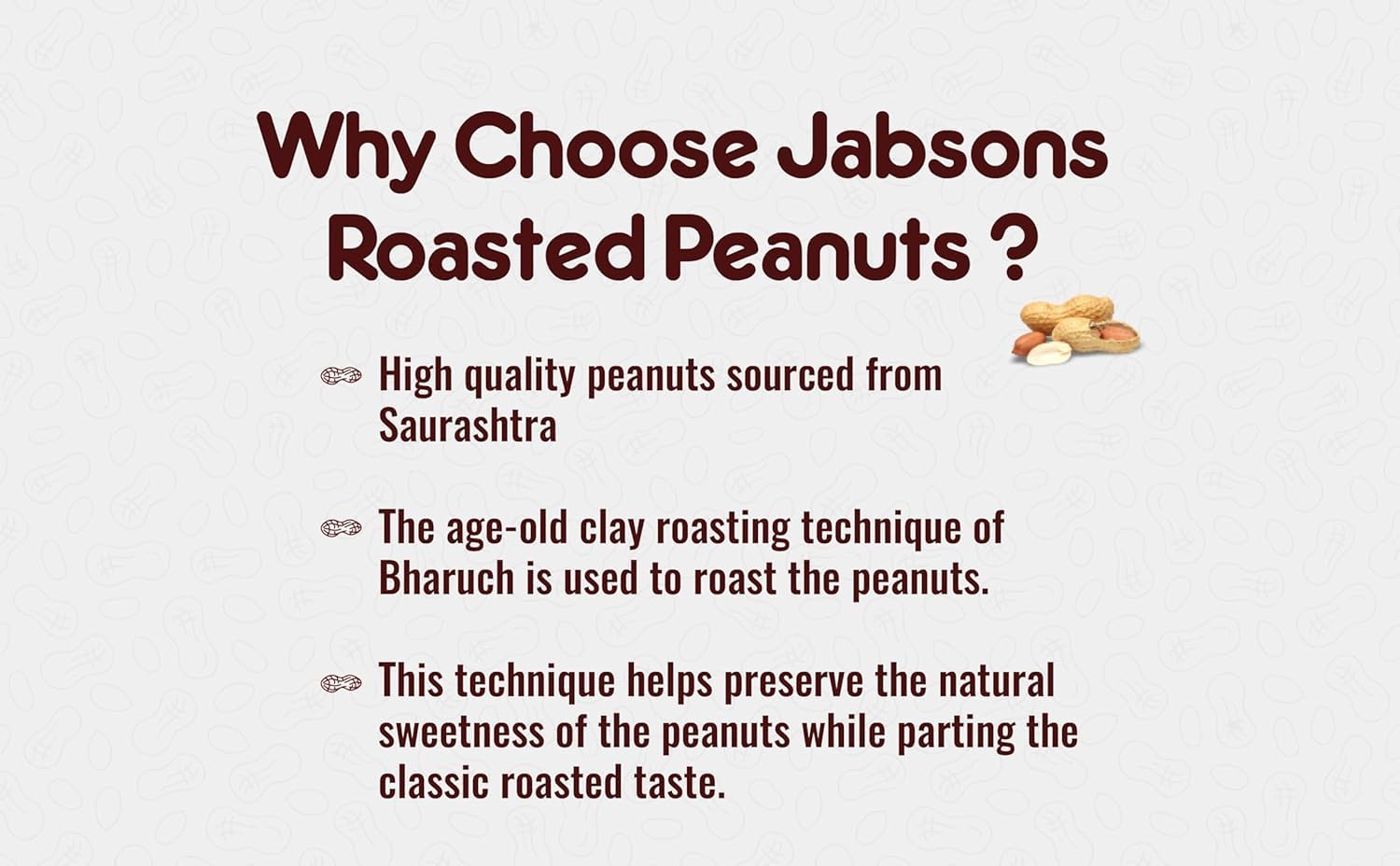 Jabsons Roasted Peanut Classic Salted - 160gm