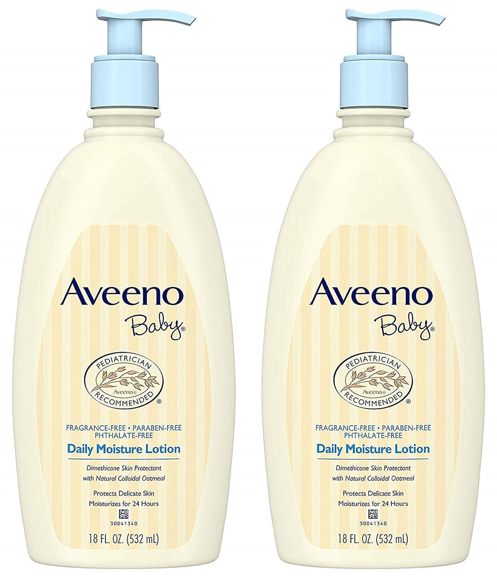 Aveeno Baby Moisture Lotion Twin Pack, 532 Ml (18 Oz)