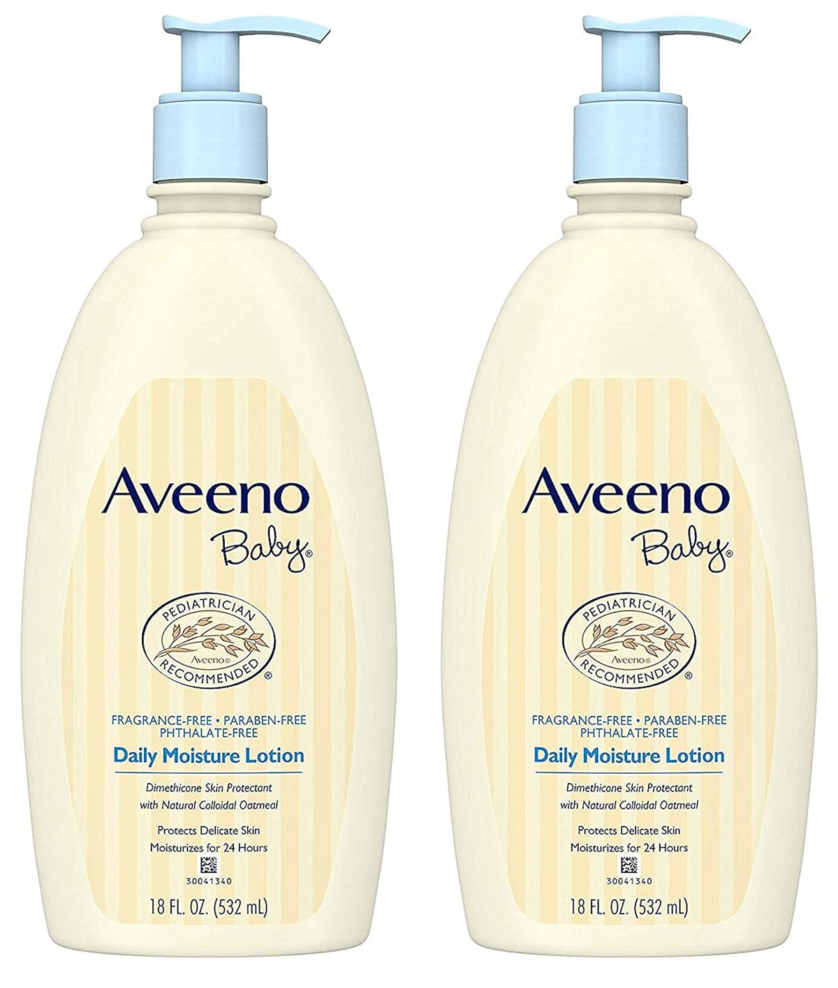 Aveeno Baby Moisture Lotion Twin Pack, 532 Ml (18 Oz)