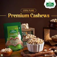Tata Sampann Pure Cashews Whole/Kaju, 200g
