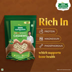 Tata Sampann Pure Cashews Whole/Kaju, 200g
