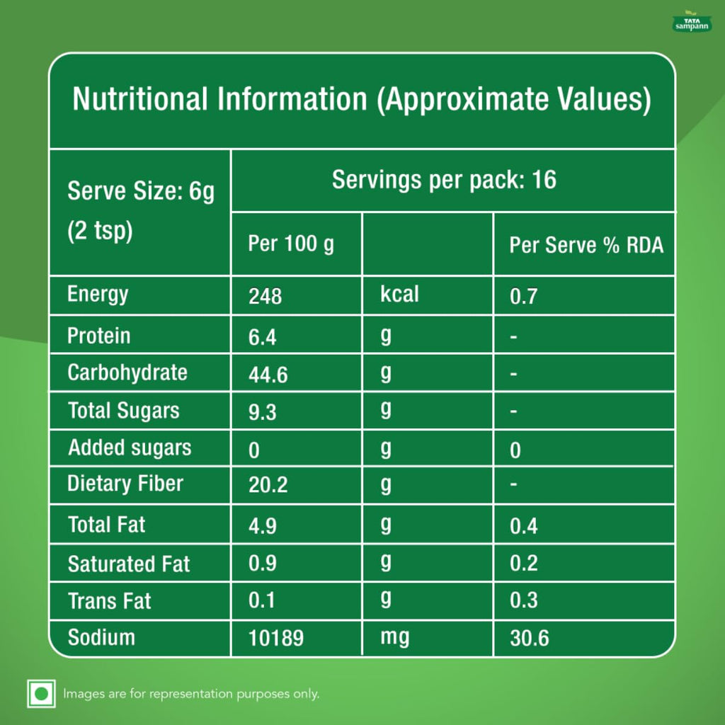 Tata Sampann Chaat Masala with Natural Oils, 100g,
