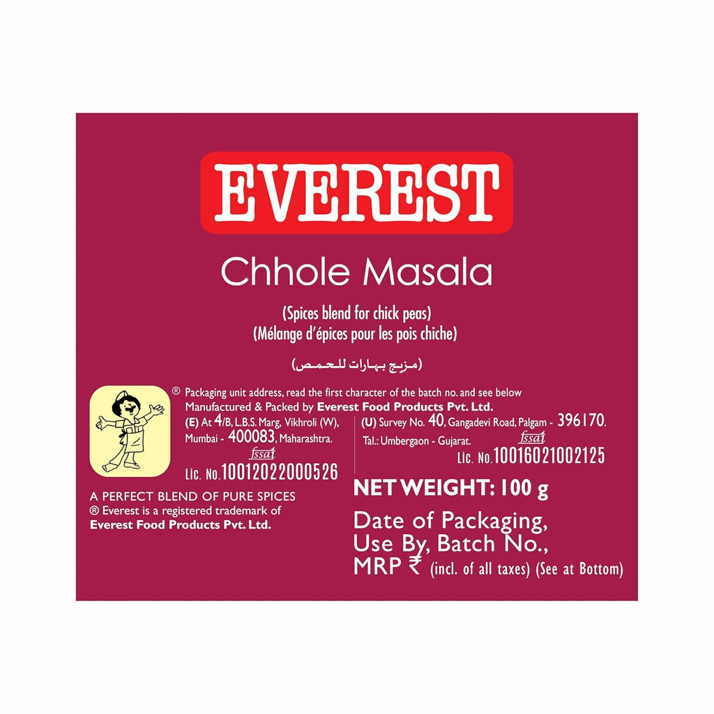 Everest Chhole Masala – 100g