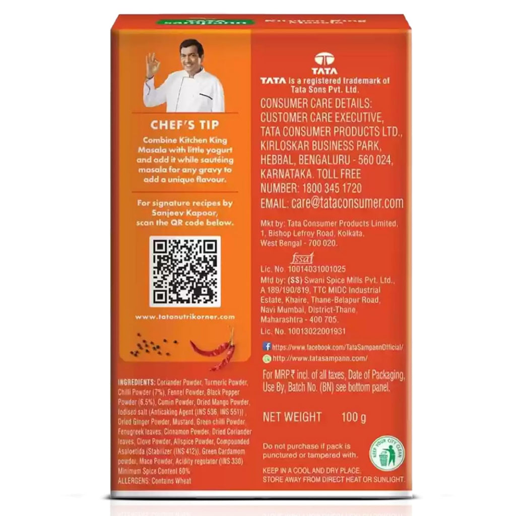 Tata Sampann Kitchen King Masala with Natural Oils, 100g