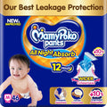 MamyPoko New Pants Premium All Night Absorb| Pant Style Baby Diapers Medium Size(M), 46 Count, Ideal for 7-12Kgs|1 Diaper= Upto All Night Absorption now with 10% increased power|Wider Crisscross Sheet