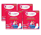 everteen Sanitary Pads XL 40 for Women, Enriched with Neem and Safflower, Rash Free Period Pads For Medium Flow, Locks Odour & Wetness - 4 Packs (40 Pads Each)