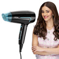VEGA U Style 1400-1600W Foldable Hair Dryer for Women & Men with Cool Shot Button, 2 Speed/Heat Settings, Detachable Nozzle, Blow Dryer, 16 Amp Plug Fast Hair Drying, 2 Yrs Warranty (VHDH-24)