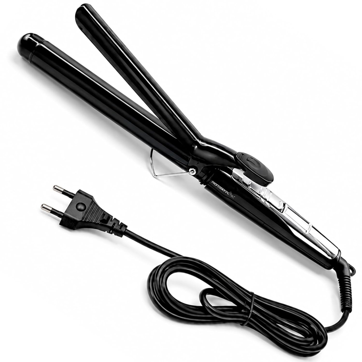 Professional Feel CURLING TONG, Hair Curler with 25mm Ceramic Barrel, Heat Ready Indicator, Comfortable Rubber Grip, Safety Stand and Salon Length Swivel Cord for quick Salon like finish (25mm)