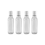 MILTON Prism Pet Water Bottle, Set of 4, 1000 ml, Transparent