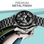boAt Lunar Discovery Neo, 1.39" (3.5 cm) Round HD Display, Premium Metallic Finish, Animated Watchfaces, 100+ Sports Mode, Bluetooth Calling, Smart Watch for Men & Women (Olive Gold)
