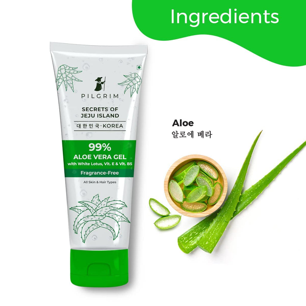 Pilgrim 99% Pure Aloe Vera Gel 200ml with Vitamin E