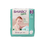 Bambo Nature Premium Baby Tape Diapers for Baby Medium Size (4-8 Kgs) - Super Absorbent, Breathable, Extra Soft, Dermatologically Tested Infant Nappies, Bamboo Diaper With Wetness Indicator, 84 Count (28 Count, Pack of 3)