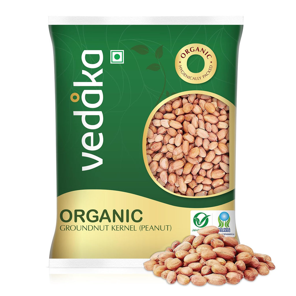 Vedaka Organic Groundnut Kernel (Peanut) | 1 Kg