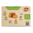 Zerobeli Premium Jowar Atta Digestive Biscuits with Elaichi - 375g