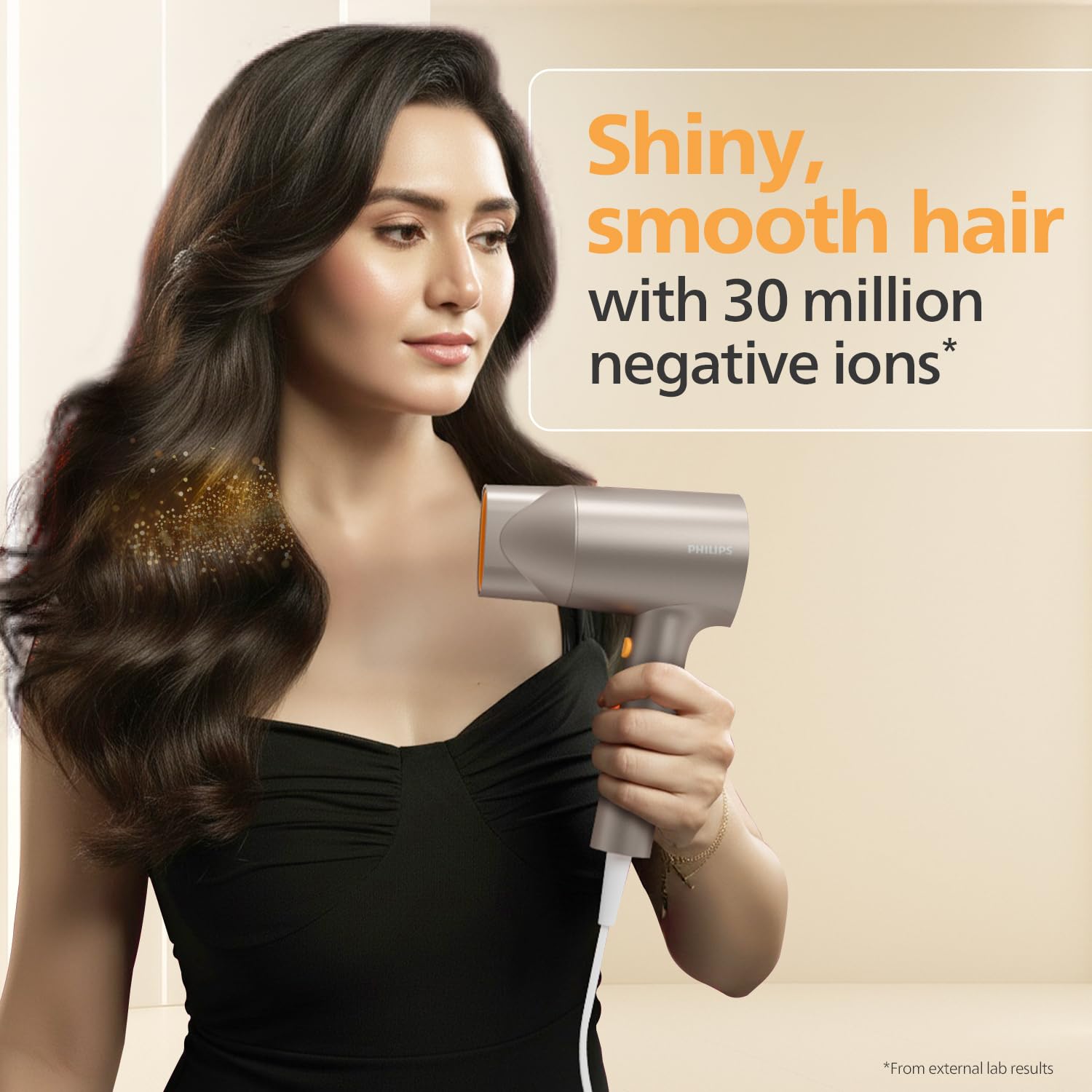 Philips India's No.1 Hair Styling Brand - Glass like Shine Hair Dryer | 1600W | 4 Heat x Speed Modes | 30M Negative ions | Travel-Friendly | For Indian Hair | Gifts for Men | BHD321