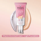 POND'S BB+ Cream, Instant Spot Coverage + Light Make-up Glow, Ivory 30g (Pack of 2)