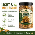 Roasted Chana Whole, Crunchy Snack, Natural Ingredients And protein