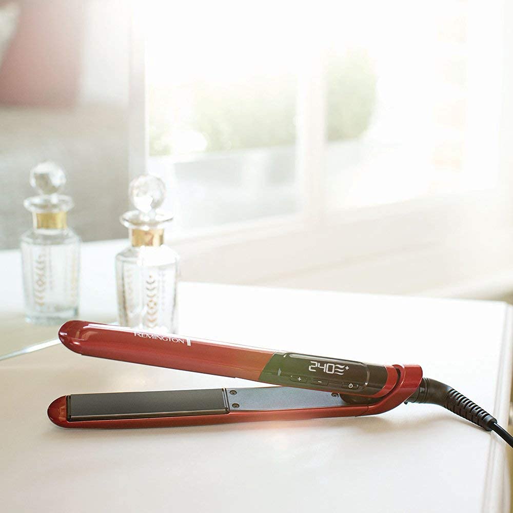 Remington S9600 Silk Straightener (Red)