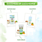Mamaearth Coco Soft Bathing Bar for Babies, pH 5.5, with Coconut Oil & Turmeric - Pack of 2 * 75g