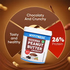MYFITNESS Peanut Butter Chocolate Spread Crunchy 1.2kg