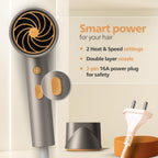 Philips India's No.1 Hair Styling Brand - Glass like Shine Hair Dryer | 1600W | 4 Heat x Speed Modes | 30M Negative ions | Travel-Friendly | For Indian Hair | Gifts for Men | BHD321