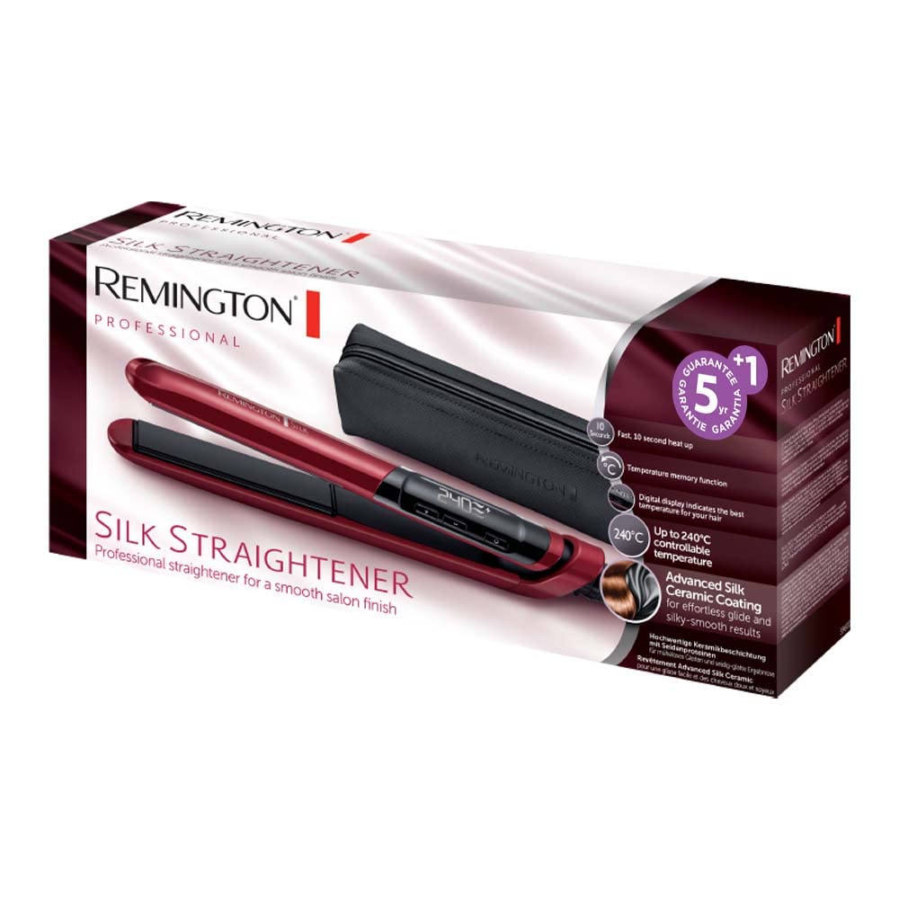Remington S9600 Silk Straightener (Red)