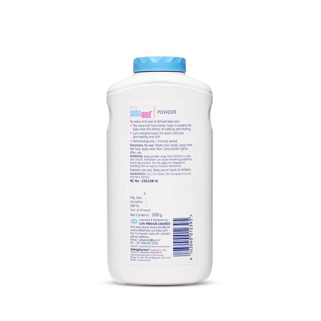 Sebamed Baby Powder| Olive Oil, Allantoin|200 gm