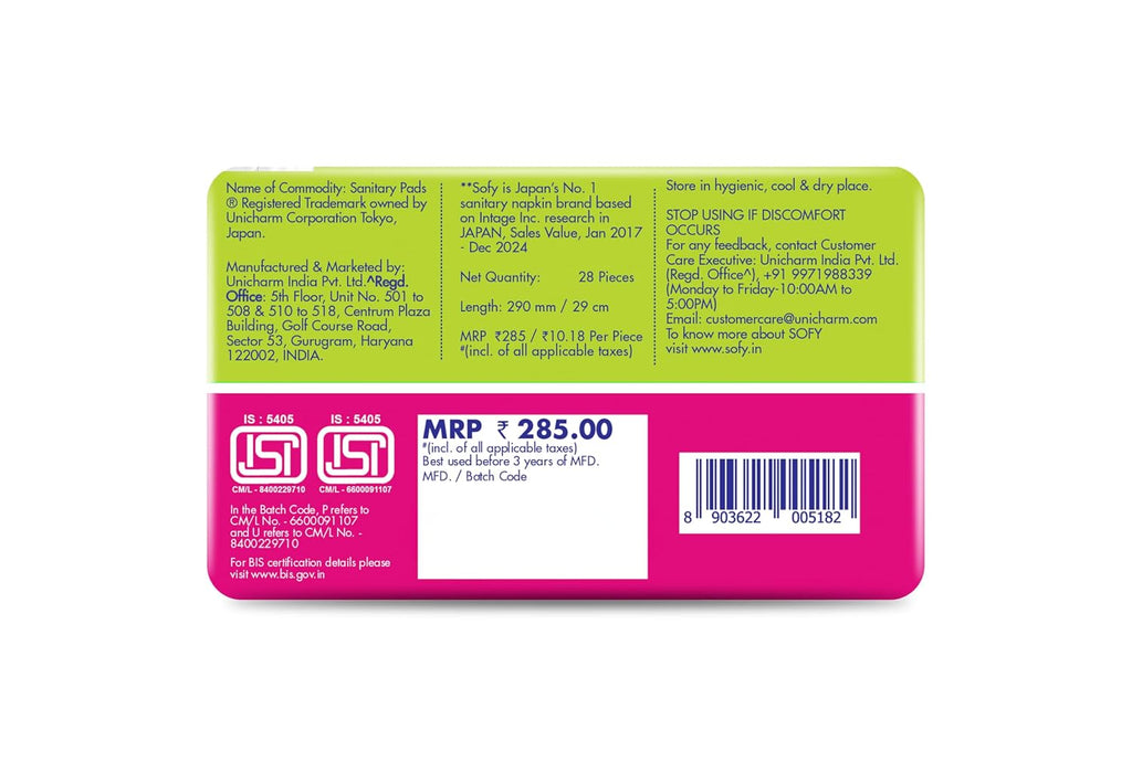 Sofy AntiBacteria XL - 290mm | 28 Pads