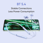realme Buds Wireless 3 Neo in Ear Bluetooth Neckband with 13.4 Mm Dynamic Bass Boost Driver,Upto 32 Hours Playback,Fast Charge,Ai Enc,45Ms Low Latency,Ip55 Dust&Water Resistannt&Bluetooth V 5.4 Blue