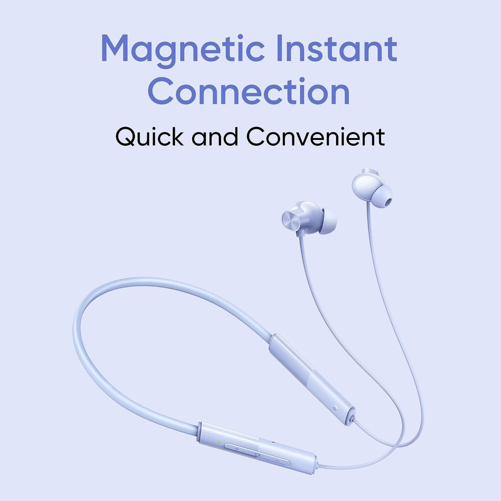 realme Buds Wireless 3 Neo in Ear Bluetooth Neckband with 13.4 Mm Dynamic Bass Boost Driver,Upto 32 Hours Playback,Fast Charge,Ai Enc,45Ms Low Latency,Ip55 Dust&Water Resistannt&Bluetooth V 5.4 Blue