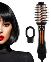 Urban yog MakeMeeBold 3-in-1 Hot Air Brush| 1.5-inch Barrel | Hair Dryer Hair Straightener Volumizer Blow Dryer Styling Tool,1200 Watt | Gifts for Woman, Multicolour