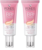 POND'S BB+ Cream, Instant Spot Coverage + Light Make-up Glow, Ivory 30g (Pack of 2)