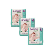Bambo Nature Premium Baby Tape Diapers for Baby Medium Size (4-8 Kgs) - Super Absorbent, Breathable, Extra Soft, Dermatologically Tested Infant Nappies, Bamboo Diaper With Wetness Indicator, 84 Count (28 Count, Pack of 3)
