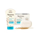 Combo pack Aveeno Baby Daily Moisture Lotion (227g) + Wash and Shampoo (100ml) | With natural oat extract | Hypoallergenic, pediatrician recommended | Cleanses, nourishes, soothes & protects baby's sensitive skin