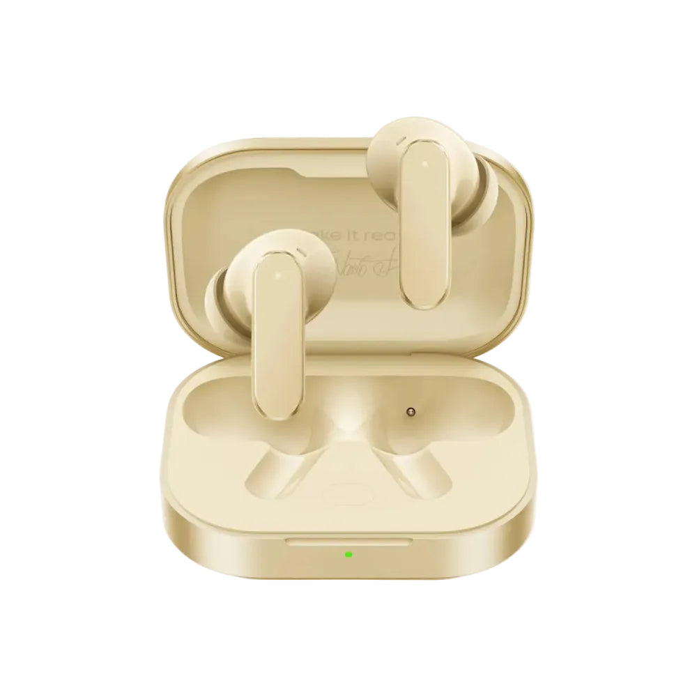 realme Buds Air 8,11mm+6mm Dual Dynamic Bass Drivers,58Hrs Playtime, 55dB ANC,6 Mic ENC, 45ms Low Latency, 360° Spatial Audio, Hi-Res LHDC, IP55 Dust & Water Resistant, BT v5.4 (Master Gold)