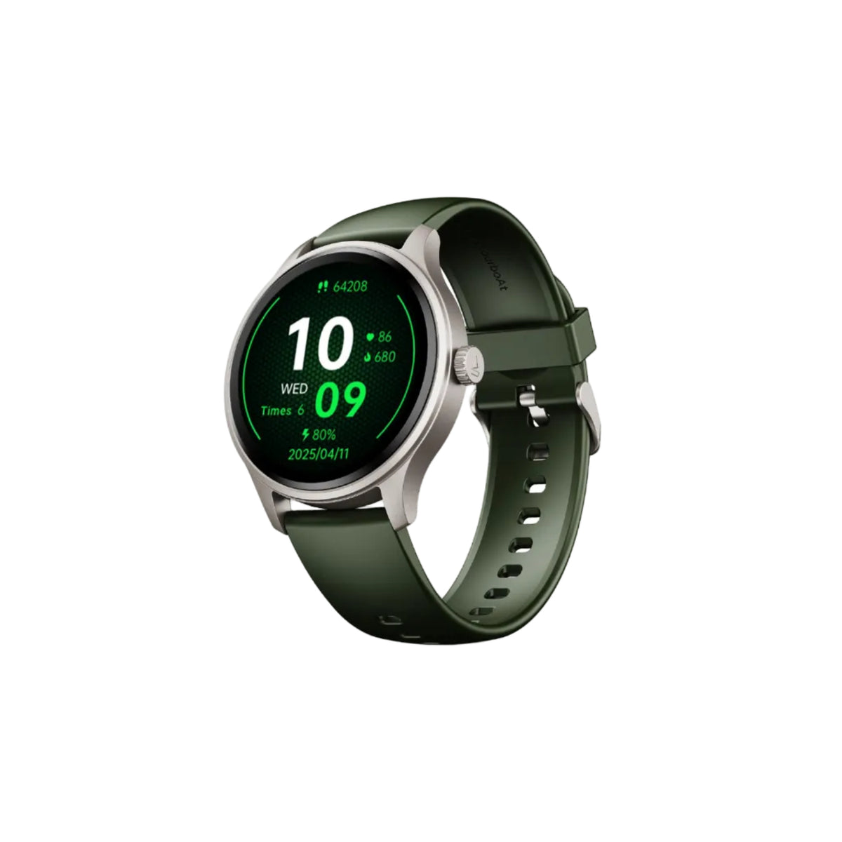 boAt Lunar Discovery Neo, 1.39" (3.5 cm) Round HD Display, Premium Metallic Finish, Animated Watchfaces, 100+ Sports Mode, Bluetooth Calling, Smart Watch for Men & Women (Olive Gold)