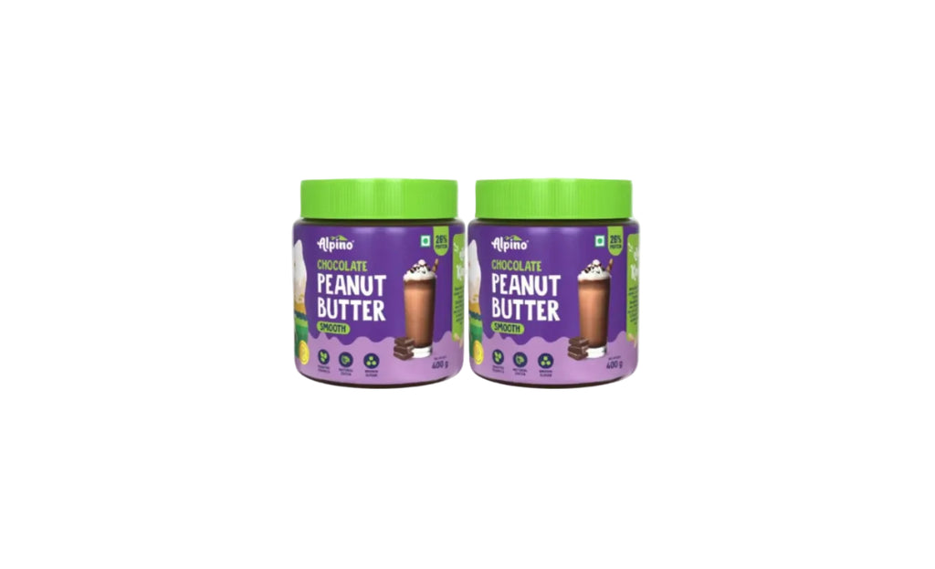 ALPINO Chocolate Peanut Butter Smooth  (400 G) (Pack of 2)
