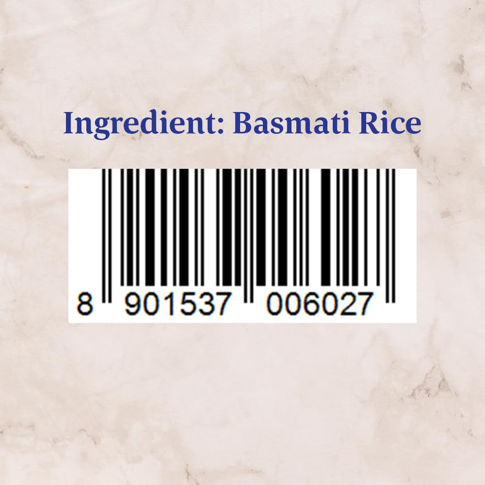 Daawat Rozana Gold Basmati Rice 5Kg| For Everyday Consumption| Cooked Grain Upto 15mm*| Naturally Aged